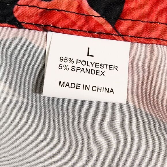 Vacation Skull Short Sleeve Button Down Shirt Mens Large #1 - Picture 5 of 5